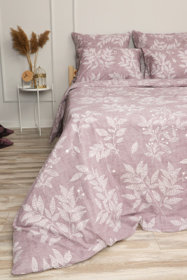 Пододеяльник бязь ГОСТ Вишневый сад сиреневый