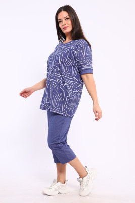 Костюм женский КБЖ0050А синий